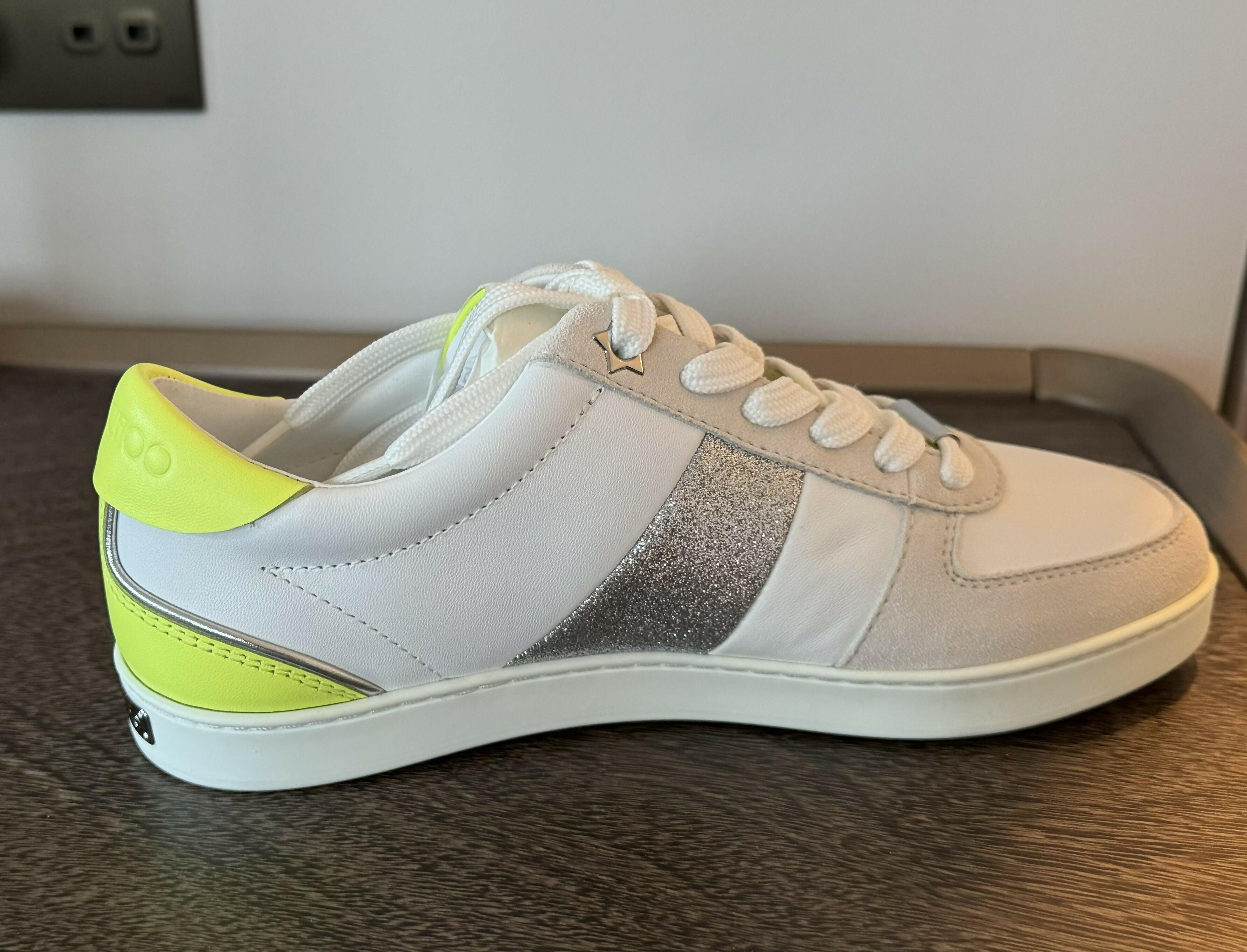 Leather Colorblock Pattern Sneakers - Endless - UAE Rental and Resale for Women's Fashion