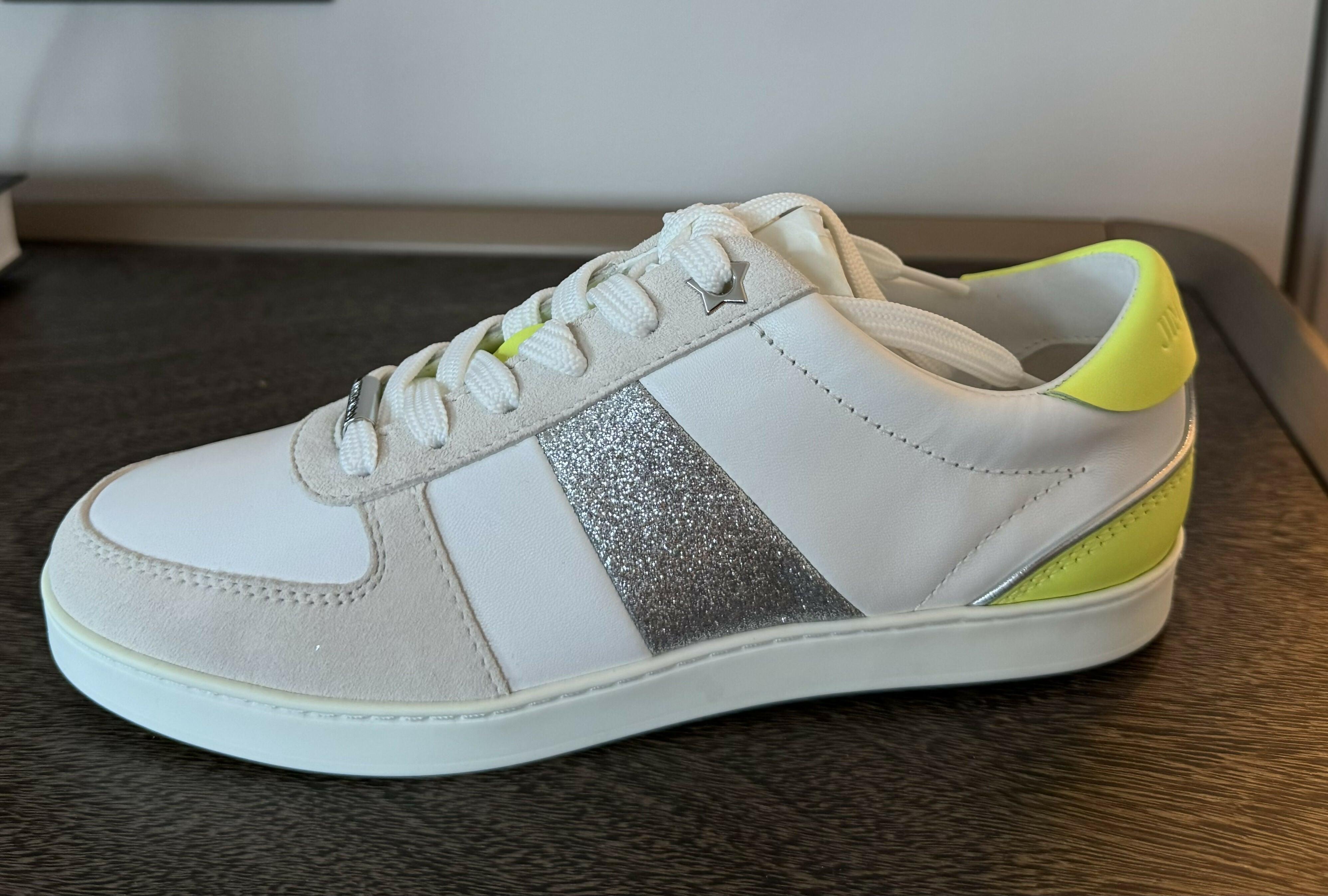 Leather Colorblock Pattern Sneakers - Endless - UAE Rental and Resale for Women's Fashion