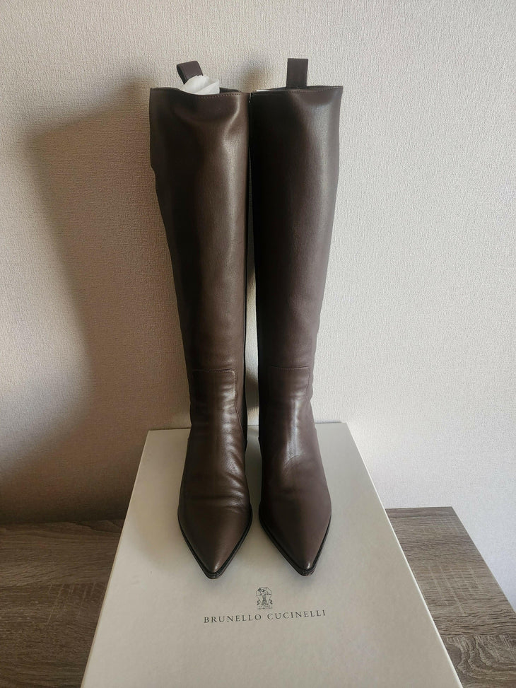 Leather Long Boots - Endless - UAE Rental and Resale for Women's Fashion