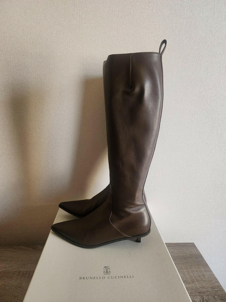 Leather Long Boots - Endless - UAE Rental and Resale for Women's Fashion