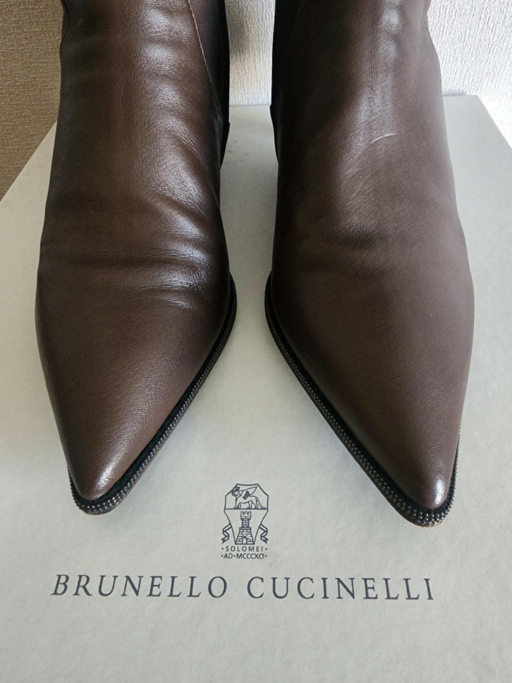 Leather Long Boots - Endless - UAE Rental and Resale for Women's Fashion