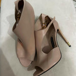 Leather Peep-toe Ankle Boots - Endless - UAE Rental and Resale for Women's Fashion