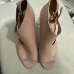 Leather Peep-toe Ankle Boots - Endless - UAE Rental and Resale for Women's Fashion
