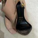 Leather Peep-toe Ankle Boots - Endless - UAE Rental and Resale for Women's Fashion