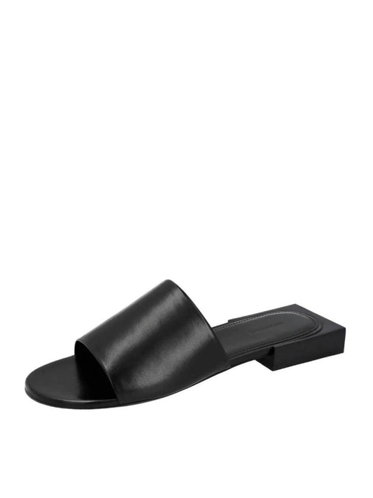 Leather Slide Mule Sandals - Endless