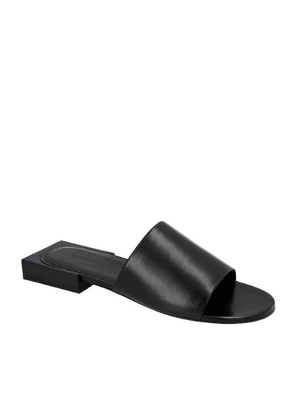 Leather Slide Mule Sandals - Endless