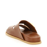 Leather Slip On Slide Sandals - Endless - UAE Rental and Resale for Women's Fashion