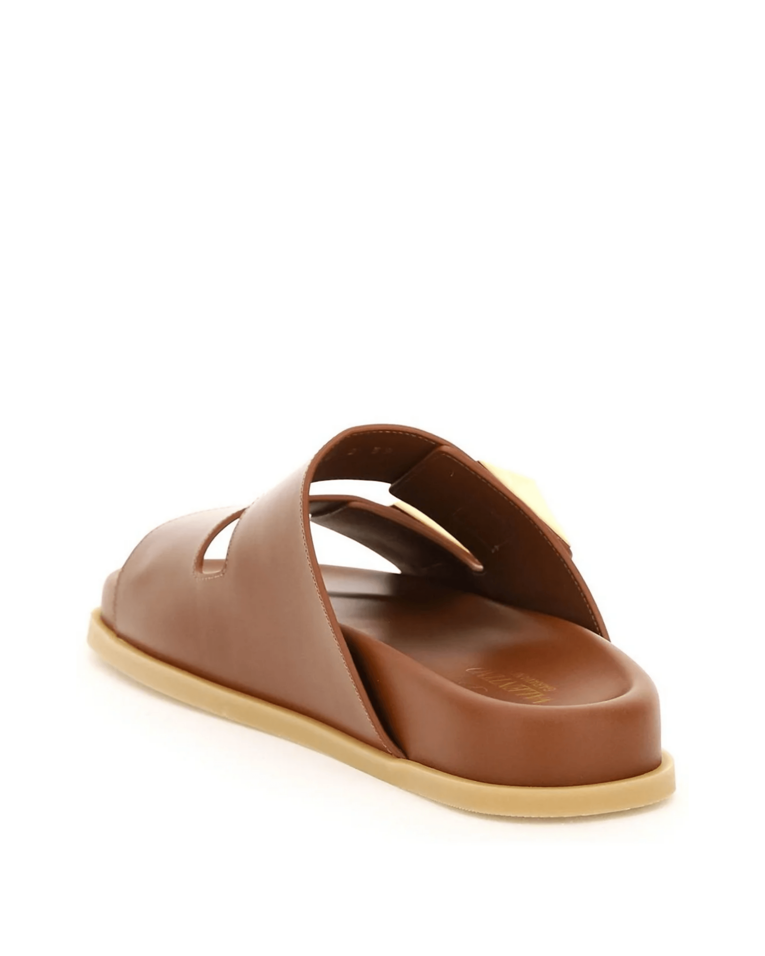 Leather Slip On Slide Sandals - Endless - UAE Rental and Resale for Women's Fashion