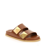 Leather Slip On Slide Sandals - Endless - UAE Rental and Resale for Women's Fashion