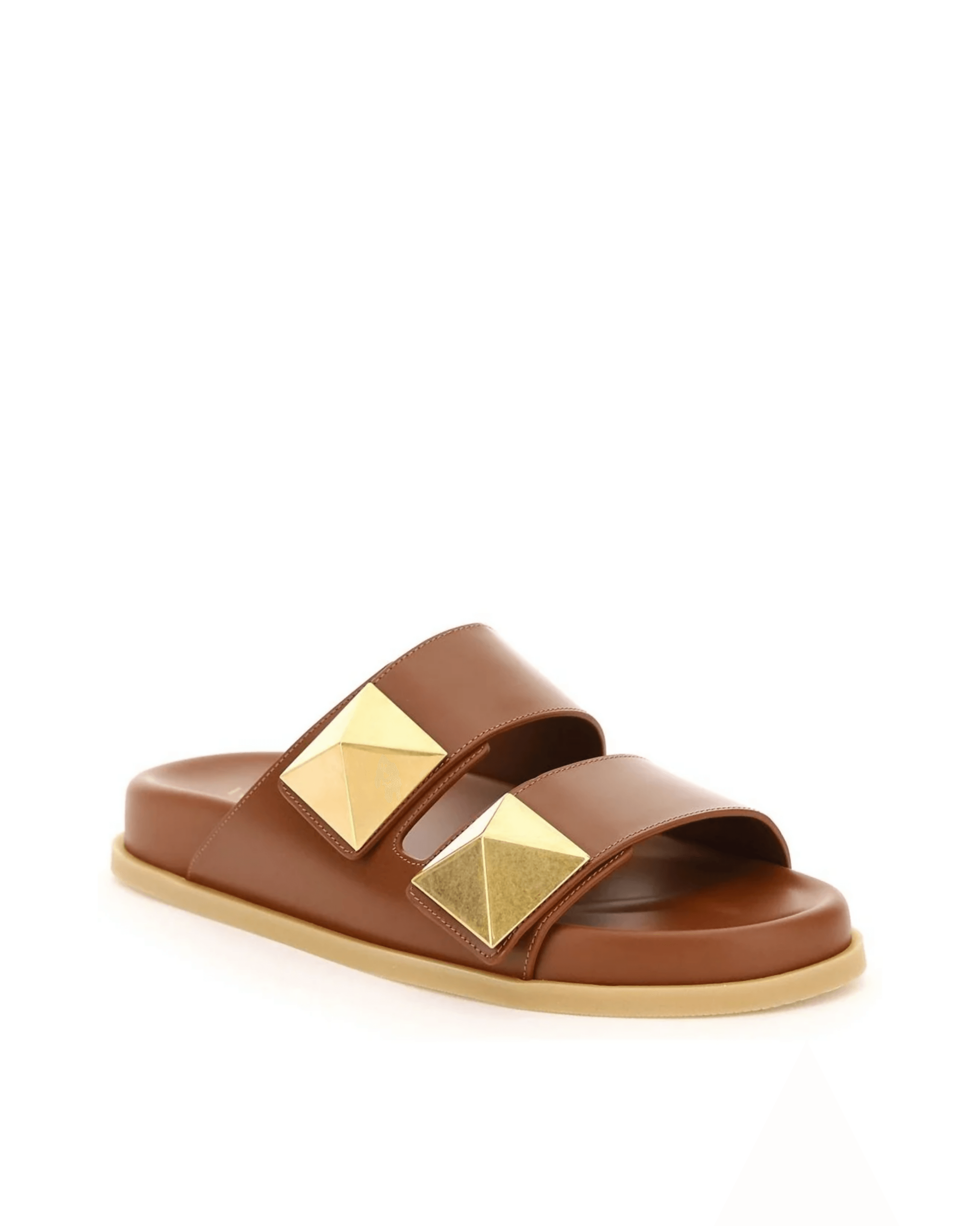 Leather Slip On Slide Sandals - Endless - UAE Rental and Resale for Women's Fashion