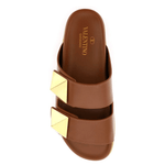Leather Slip On Slide Sandals - Endless - UAE Rental and Resale for Women's Fashion