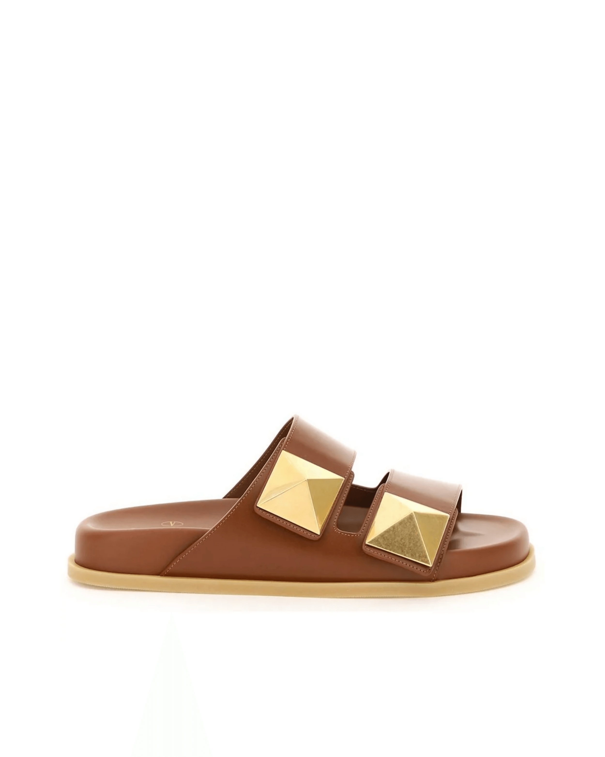 Leather Slip On Slide Sandals - Endless - UAE Rental and Resale for Women's Fashion