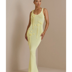 Lilly Maxi Dress Lemon - Endless - UAE Rental and Resale for Women's Fashion
