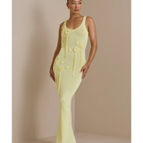 Lilly Maxi Dress Lemon - Endless - UAE Rental and Resale for Women's Fashion