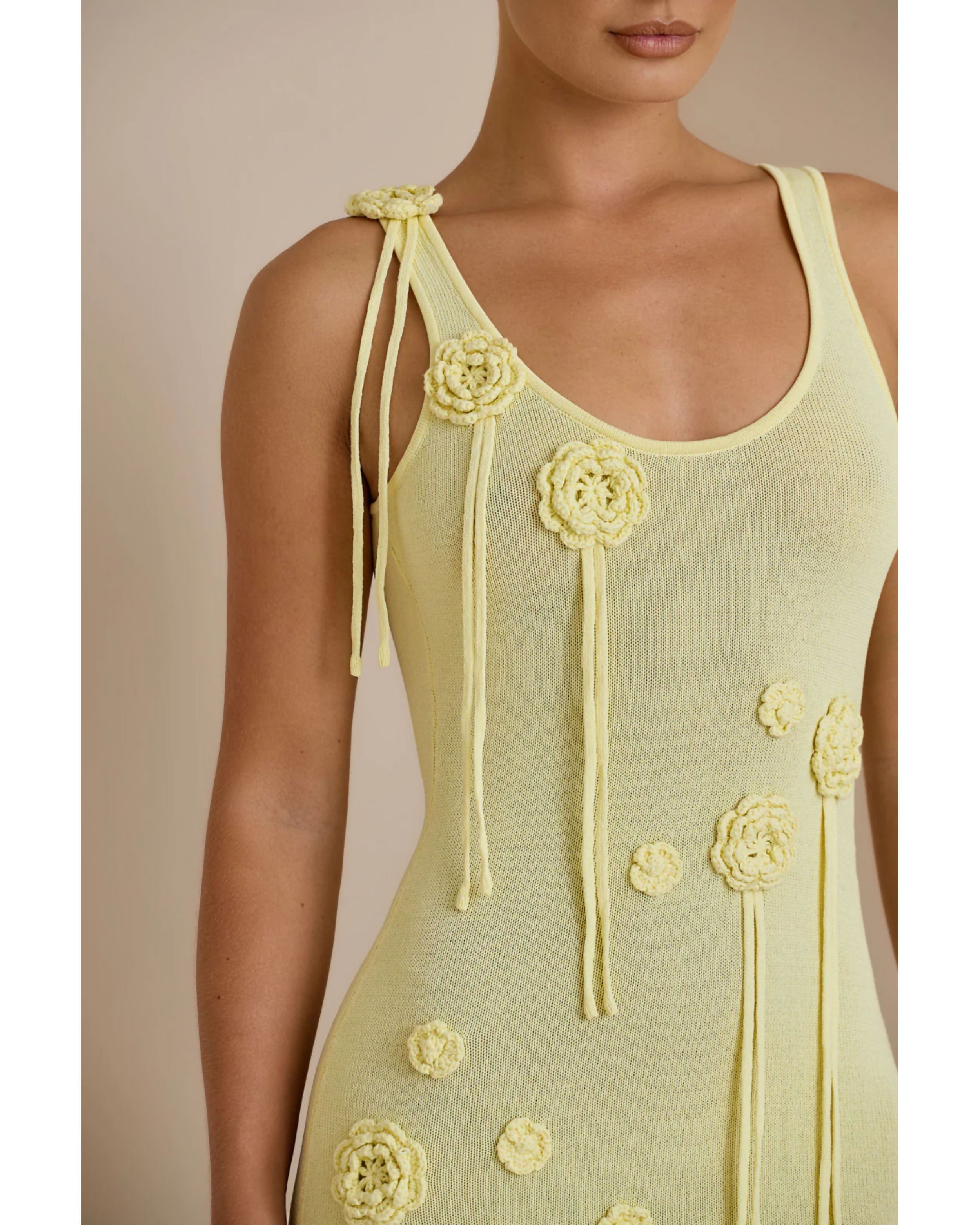 Lilly Maxi Dress Lemon - Endless - UAE Rental and Resale for Women's Fashion