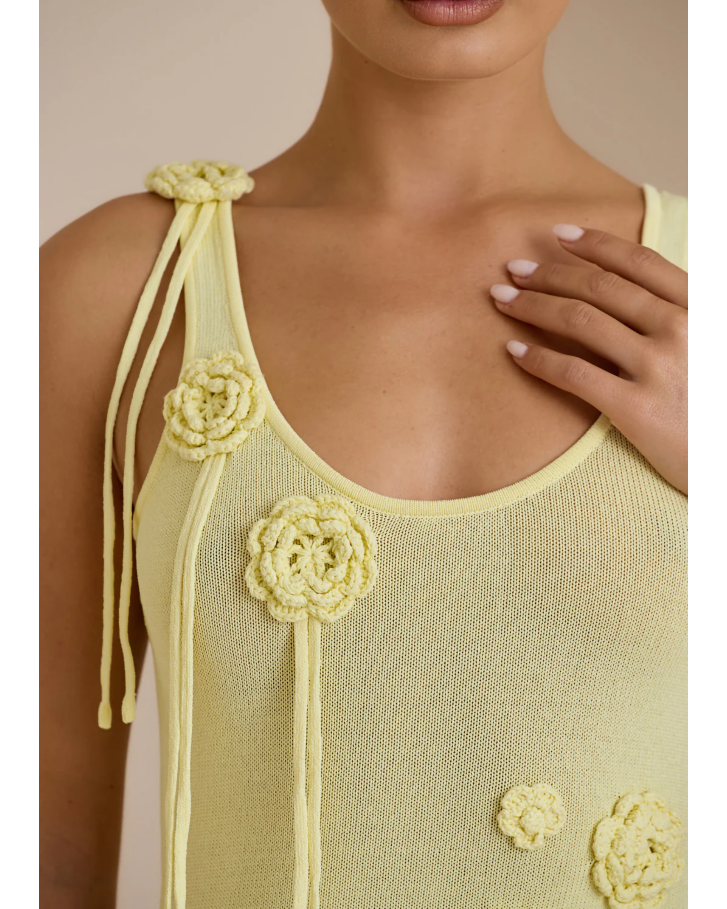 Lilly Maxi Dress Lemon - Endless - UAE Rental and Resale for Women's Fashion