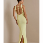 Lilly Maxi Dress Lemon - Endless - UAE Rental and Resale for Women's Fashion