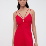 Linen Strappy Midi Dress - Endless - UAE Rental and Resale for Women's Fashion