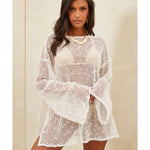 Litore Knitted Long Top White - Endless - UAE Rental and Resale for Women's Fashion