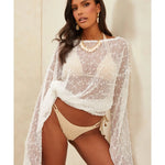 Litore Knitted Long Top White - Endless - UAE Rental and Resale for Women's Fashion