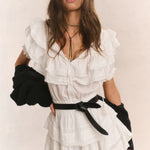 Liv Cotton Ruffled Heritage Dress - Endless - UAE Rental and Resale for Women's Fashion