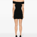 Logo-plaque Ribbed Mini Dress - Endless - UAE Rental and Resale for Women's Fashion