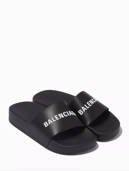 Logo Pool Slides in Black & White - Endless