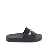 Logo Pool Slides in Black & White - Endless - UAE Rental and Resale for Women's Fashion