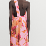 Long Floral Print Asymmetric Dress - Endless - UAE Rental and Resale for Women's Fashion