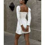 Long Sleeve A-Line Mini Dress - Endless - UAE Rental and Resale for Women's Fashion