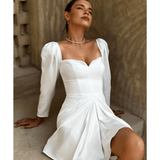 Long Sleeve A-Line Mini Dress - Endless - UAE Rental and Resale for Women's Fashion