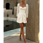 Long Sleeve A-Line Mini Dress - Endless - UAE Rental and Resale for Women's Fashion