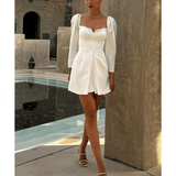 Long Sleeve A-Line Mini Dress - Endless - UAE Rental and Resale for Women's Fashion
