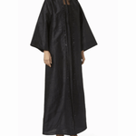 Long Sleeve Abaya in Raw Silk - Endless - UAE Rental and Resale for Women's Fashion