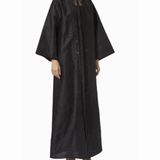 Long Sleeve Abaya in Raw Silk - Endless - UAE Rental and Resale for Women's Fashion