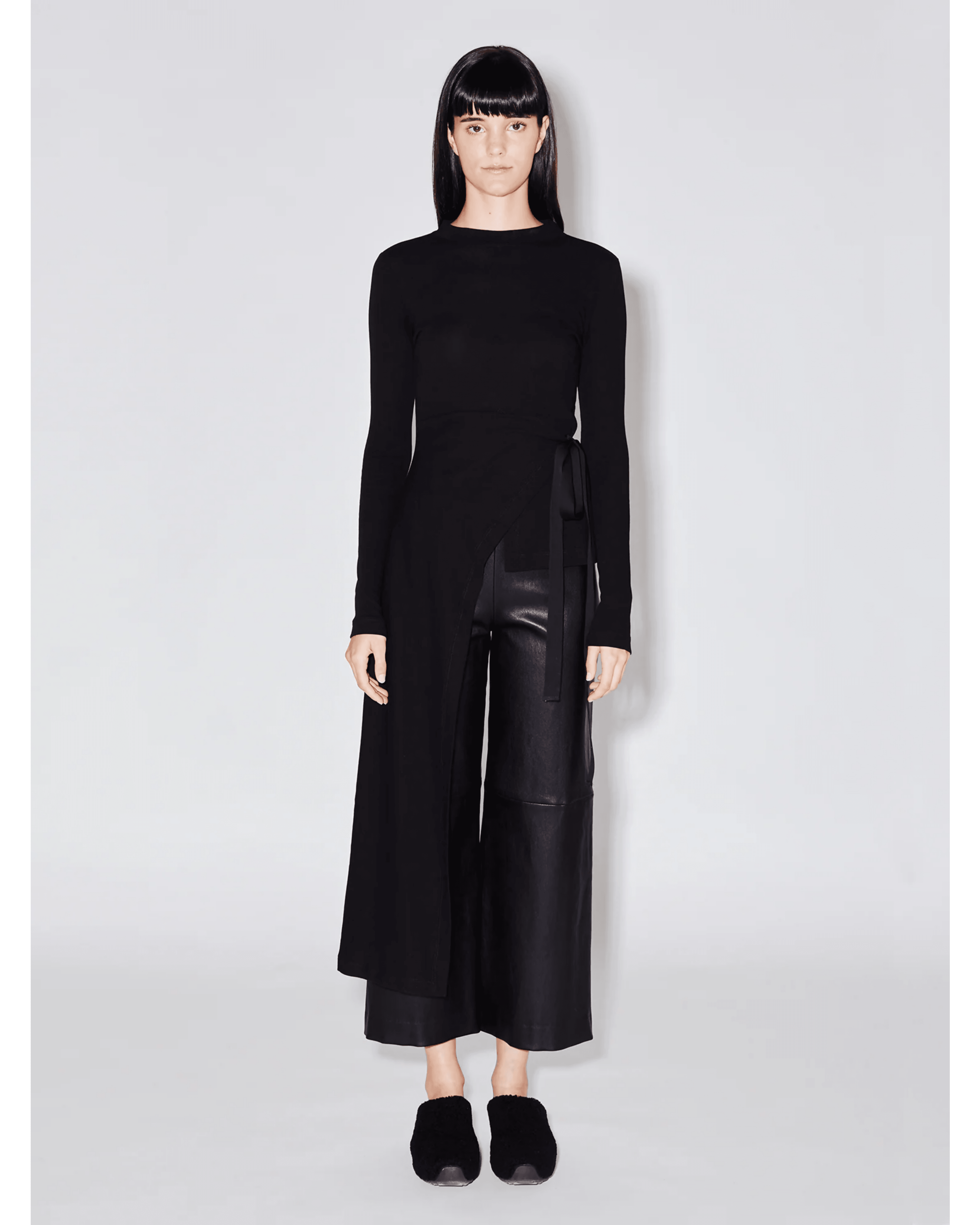 Long Sleeve Split Apron T-Shirt - Endless - UAE Rental and Resale for Women's Fashion