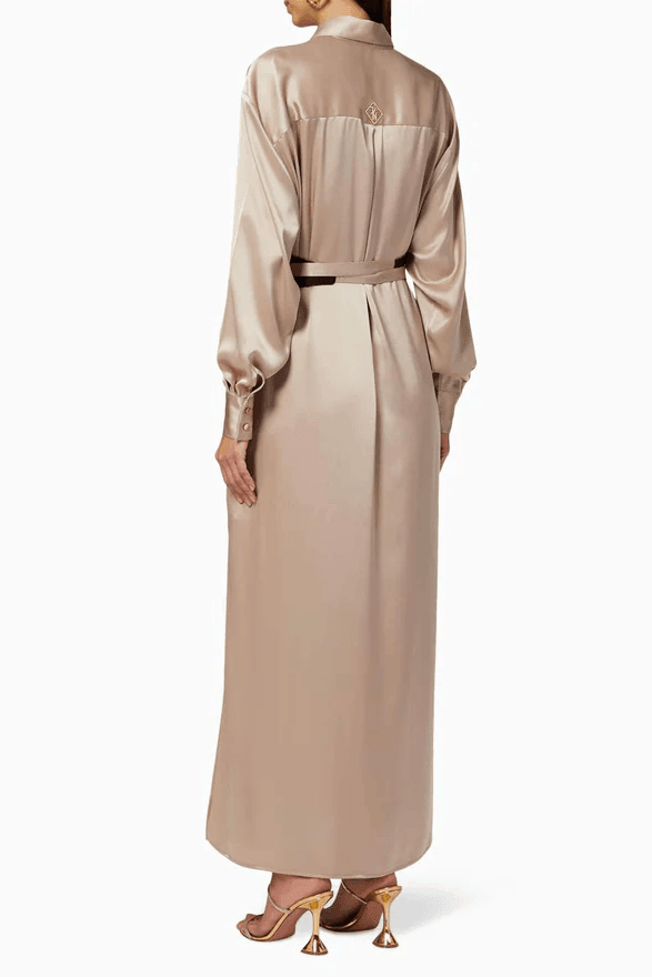 Long Sleeved Maxi Shirt Kaftan - Endless - UAE Rental and Resale for Women's Fashion