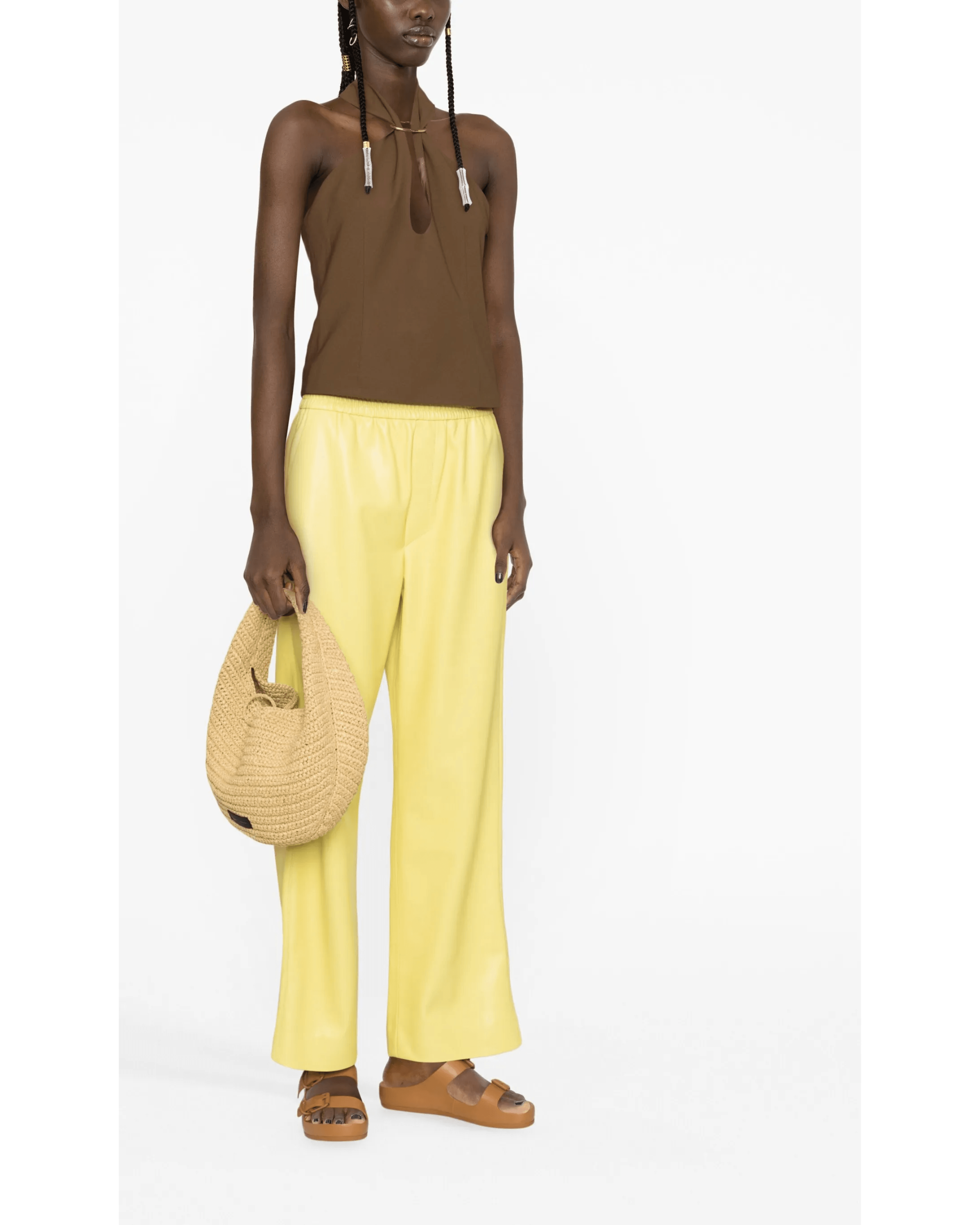 Lorca Faux-leather Trousers - Endless - UAE Rental and Resale for Women's Fashion