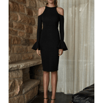 Lori Open Shoulder Bodycon Dress - Endless - UAE Rental and Resale for Women's Fashion