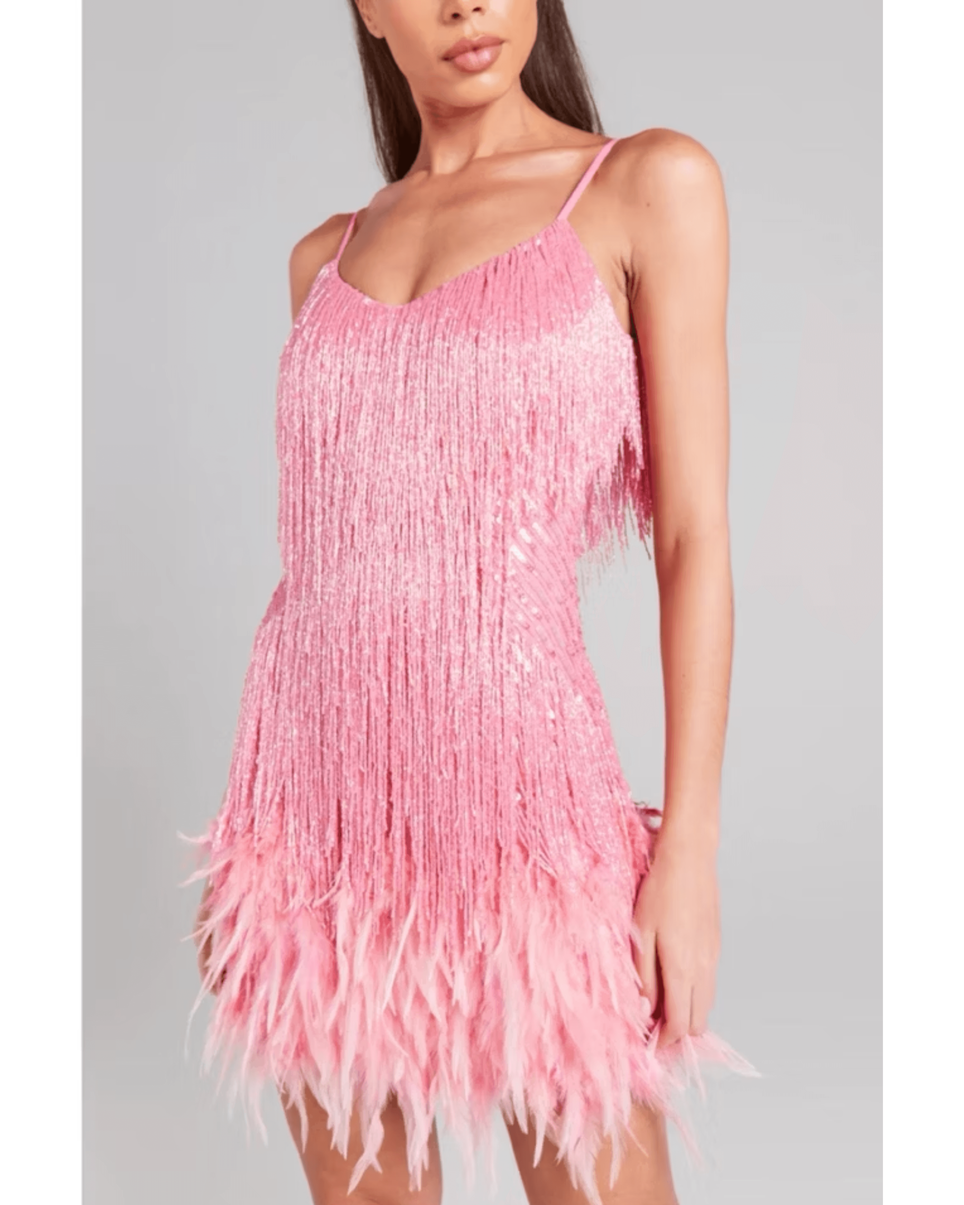 Lottie Pink Dress - Endless - UAE Rental and Resale for Women's Fashion