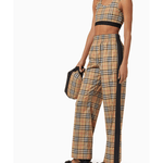 Louane Vintage Check Pants in Stretch-cotton - Endless - UAE Rental and Resale for Women's Fashion