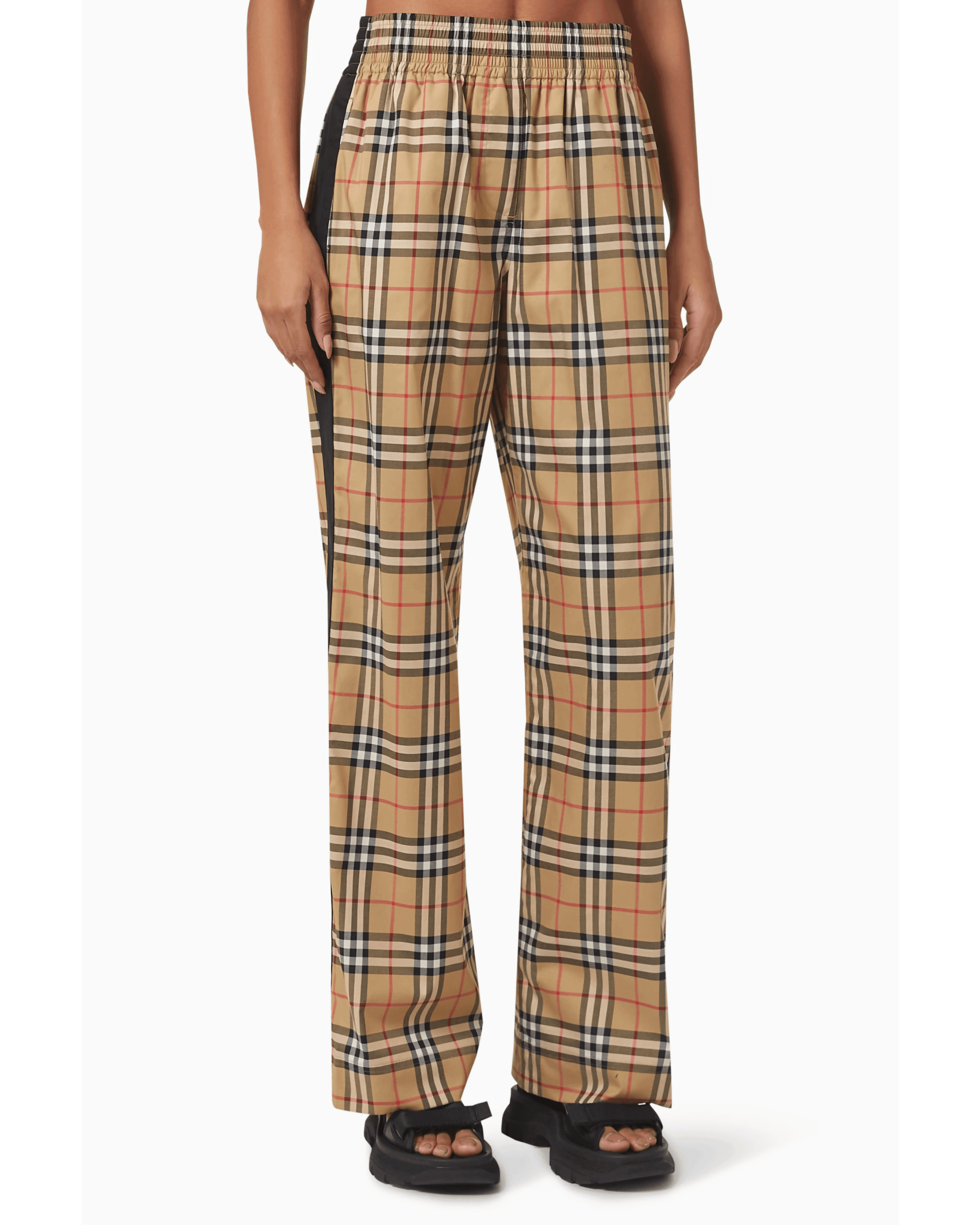 Louane Vintage Check Pants in Stretch-cotton - Endless - UAE Rental and Resale for Women's Fashion