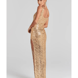 Louisa Gold Dress - Endless - UAE Rental and Resale for Women's Fashion