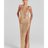 Louisa Gold Dress - Endless - UAE Rental and Resale for Women's Fashion