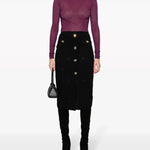 Love Birds Jacquard Midi Skirt - Endless - UAE Rental and Resale for Women's Fashion