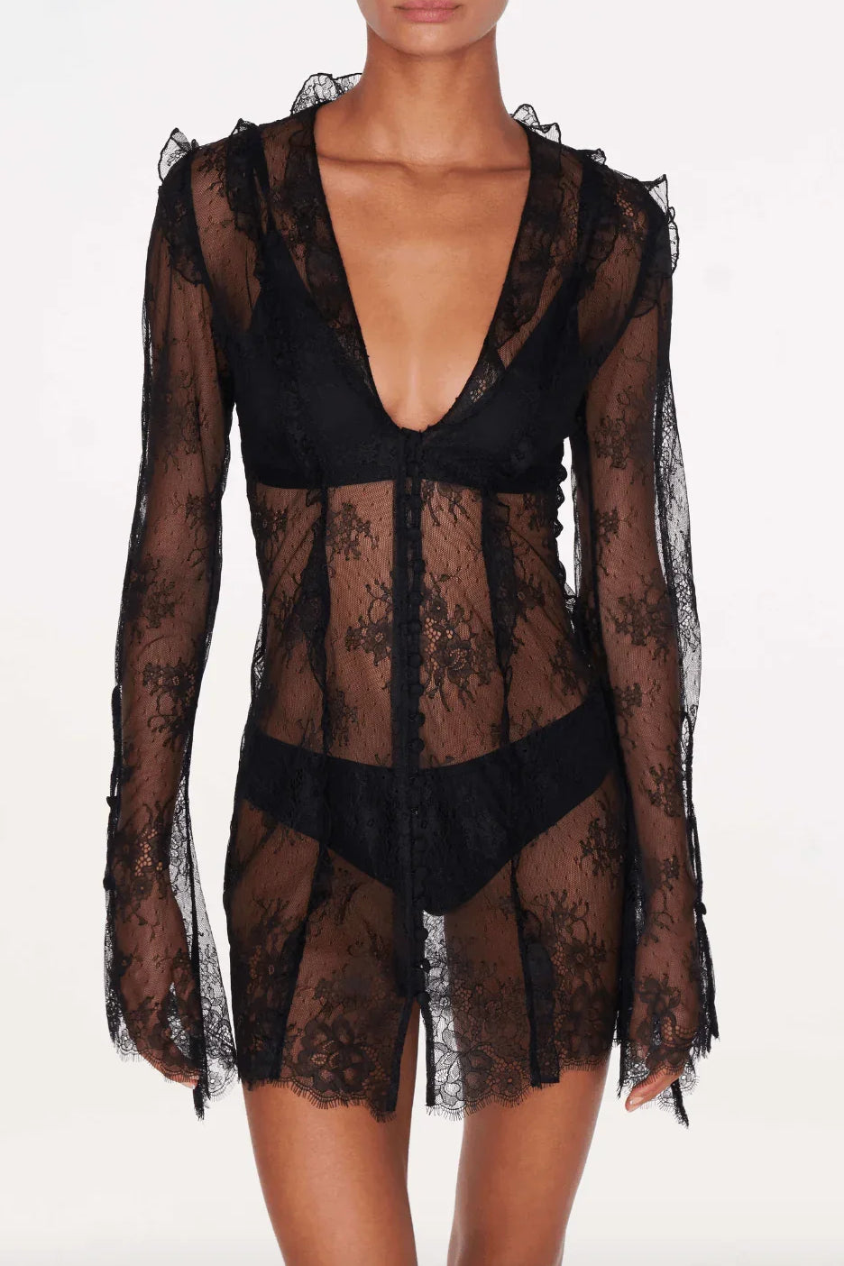Luana Lace Mini Dress - Endless - UAE Rental and Resale for Women's Fashion