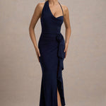 Lucena Navy Cowl Neck Maxi Dress - Endless - UAE Rental and Resale for Women's Fashion