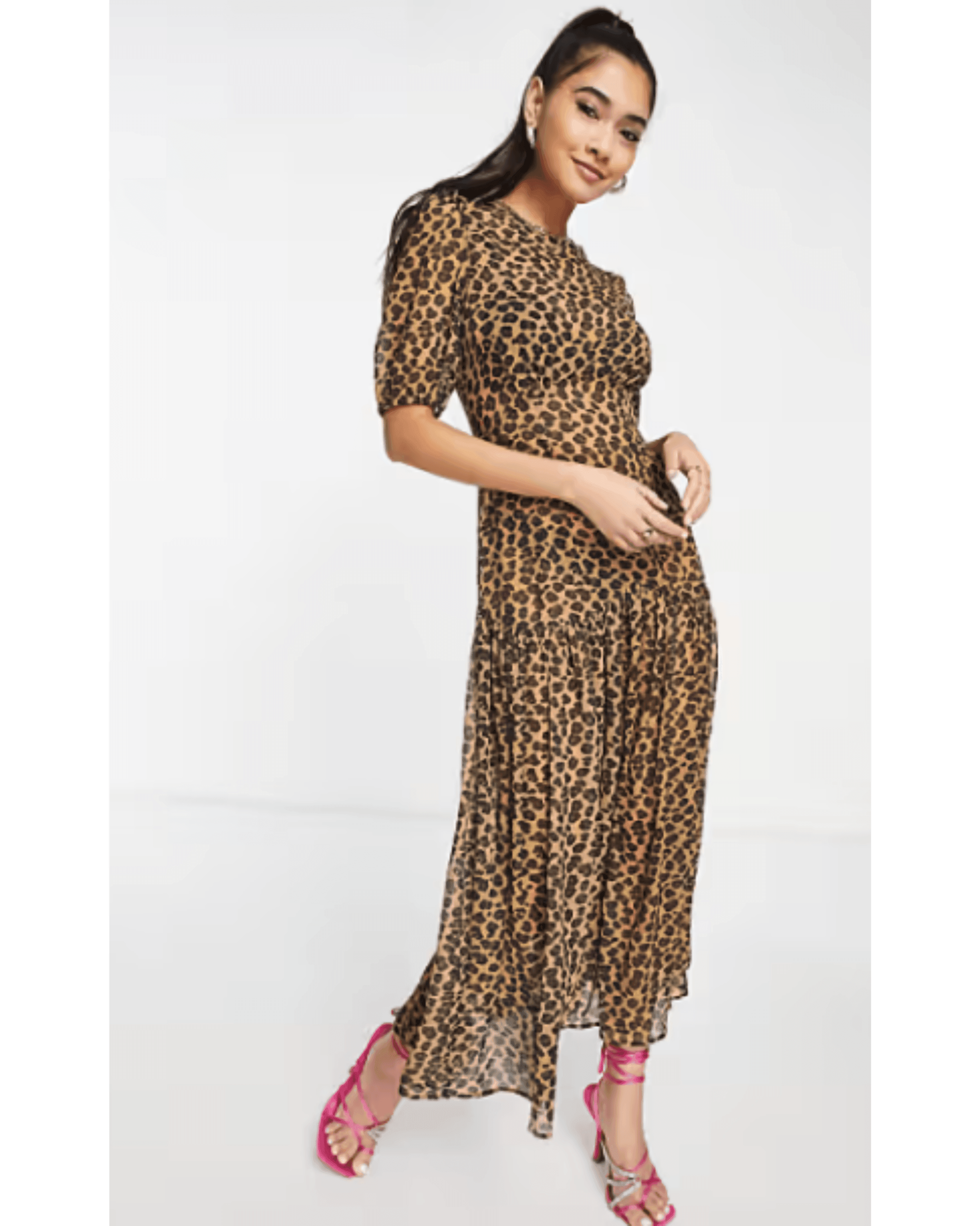 Lucia Sheer Midaxi Dress - Endless - UAE Rental and Resale for Women's Fashion