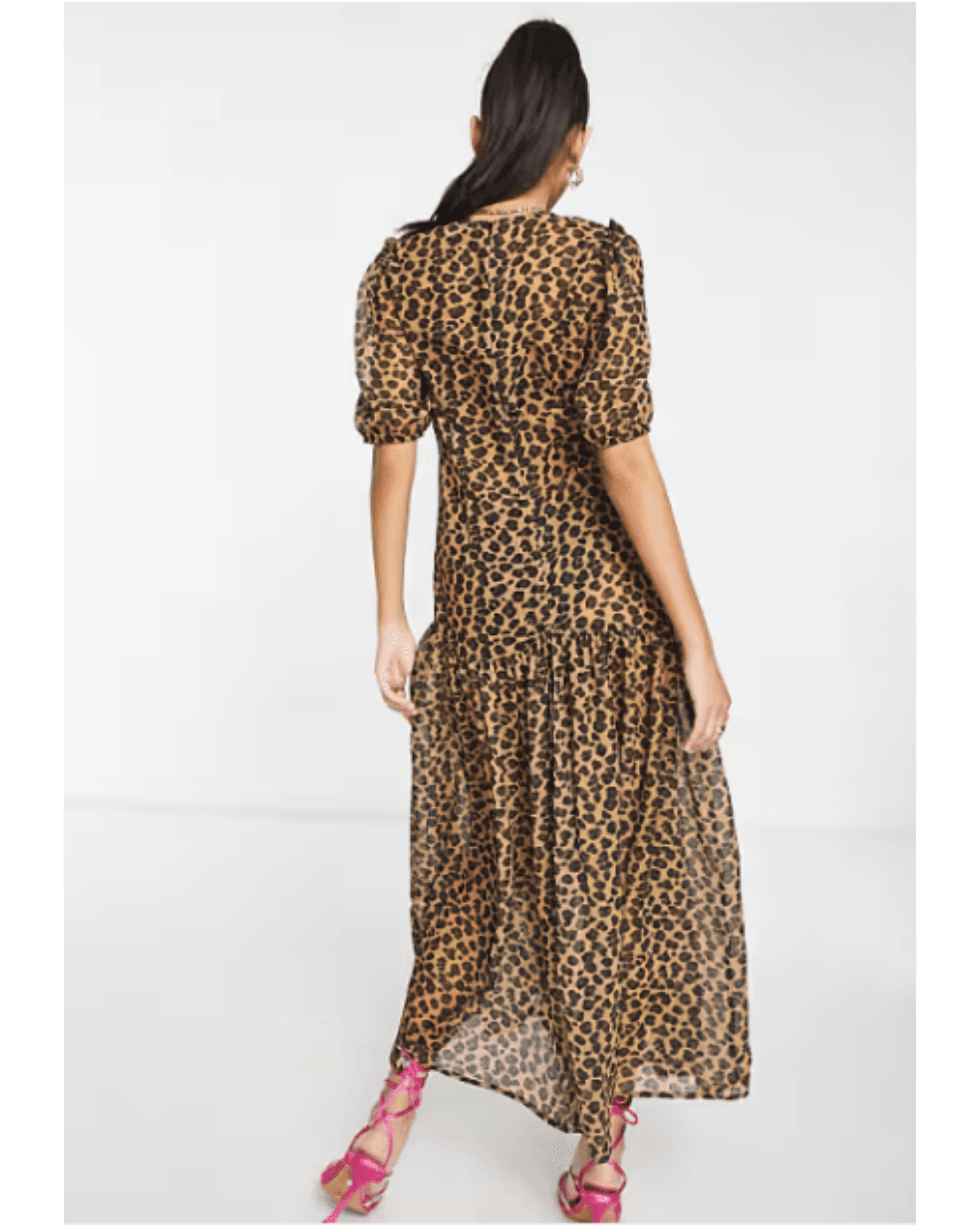 Lucia Sheer Midaxi Dress - Endless - UAE Rental and Resale for Women's Fashion