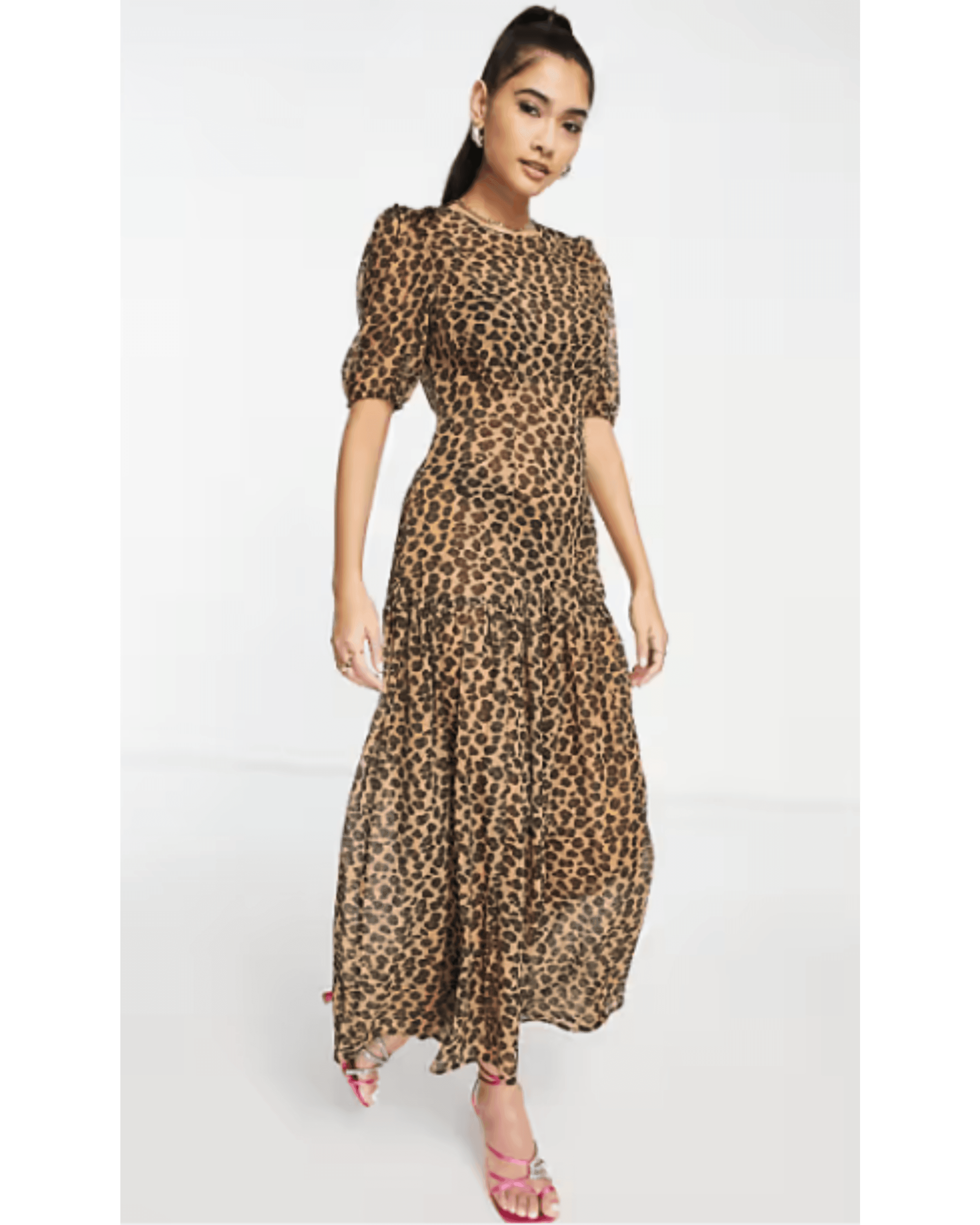 Lucia Sheer Midaxi Dress - Endless - UAE Rental and Resale for Women's Fashion